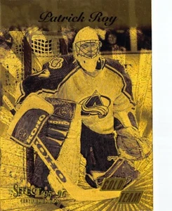 1995-96 Select Certified Gold Team #10 Patrick Roy - Picture 1 of 2