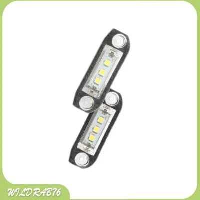 2 piezas luces LED blancas para Volvo XC70 XC60 S40 S60 S80 2003-15 matrícula Foto 1 de 4