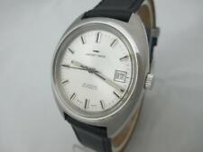 NOS NEW VINTAGE SWISS AUTOMATIC WITH DATE MEN'S JAQUET DROZ ANALOG WATCH 1960'S 