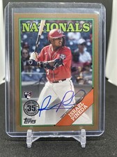 Israel Pineda 2023 TOPPS SERIES 2 1988 TOPPS ON CARD GOLD RC AUTO /50 NATIONALS