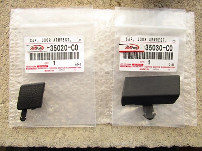 10-23 TOYOTA 4RUNNER RR LH INTERIOR DOOR PANEL UPPER & LOWER BOLT COVER OEM NEW - Image 1 of 4