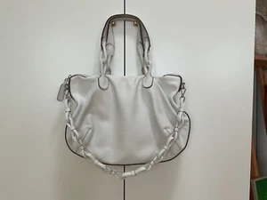 LOEWE, Große Damen Tasche, Schultertasche, weiß, Leder - Bild 1 von 22