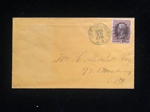 NY NEW YORK CITY DELIVERY COVER #157 NEGRITA "PERFECTA" FANCY STRIKE - Imagen 1 de 2