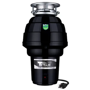 Titan 1.25 HP Premium Kitchen Garbage Disposal with Power Cord, Anti-Jam & Quiet - Picture 1 of 10