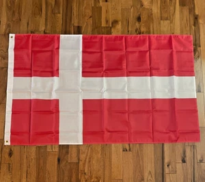 Denmark Flag 3 X 5 FT | Quality Premium House Banner Flag Room Decor - Picture 1 of 3