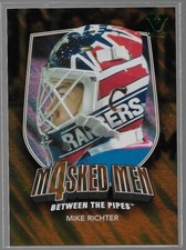 2011-12 Mike Richter ITG Between The Pipes Masked Men 4 Gold Vault