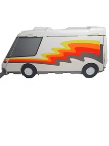 Vintage 1991 MICRO MACHINES SUPER CITY VAN CAMPER RV Galoob- *NO CARS* - Picture 1 of 16