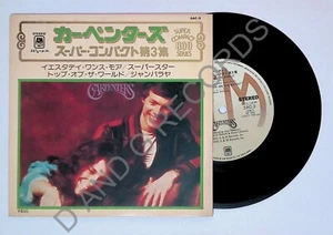 Carpenters Top of the World Super Compact 800 Series Japan 7" SAC-3 A&M Records - Picture 1 of 5