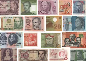 VINTAGE SOUTH AMERICAN BANKNOTES - YOU CHOOSE - Picture 1 of 279