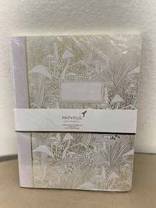 JUEGO DE 2 DIARIOS FORRADOS CON ESTAMPADO DE HONGOS SIMPLES DORADOS DE PAPIRO 11X8,5 - Imagen 1 de 4
