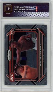 2023 Panini Prizm UFC #31 Terrance McKinney Rookie RC Mint Graded HCWG 9 - Picture 1 of 2