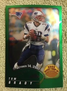 2002 Topps Chrome TOM BRADY #150 Weakly Wrap Up New England Patriots Buccaneers - Picture 1 of 4