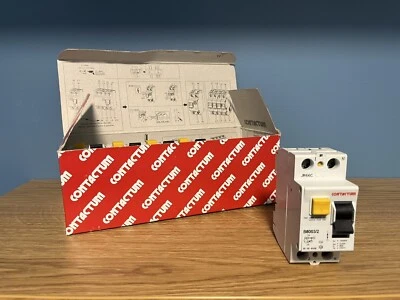 CONTACTUM 80amp Double Pole RCD RCCB B8003/2 10kA 30mA 230v BS EN 61008 New!! - Image 1 of 4