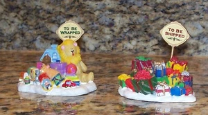 Lemax Presents To Be Wrapped & To Be Shipped, Christmas Village Figurines RARE! - Picture 1 of 5