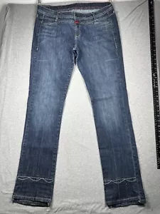 Marithe Francois Girbaud Damen Jeans Gr. 30 Blau Denim Vintage Y2K - Bild 1 von 7