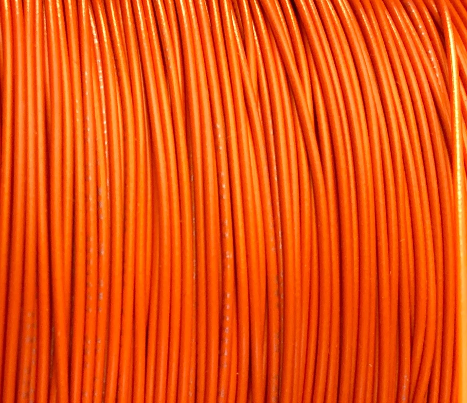 Катушка 500 футов UL1007 20 AWG ОРАНЖЕВАЯ для подключения свинца первичный провод ЛУЖЕНЫЙ многожильный 300 В  - Изображение 1 из 1