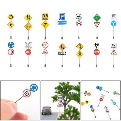 Traffic Signs Traffic Signage Micro Landscape Accessories - Image 1 of 4