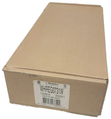 Dimplex WHREG0731W Fan-Forced Wall Heater 750/562W 240/208V - Image 1 of 4