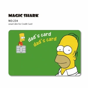 Credit Card SMART Sticker skin protector pre-cut small chip (FRONT ONLY) - Picture 1 of 1