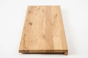 Treppenstufe Fensterbank Regalbrett Eiche Rustikal 20mm DL Hartwachsöl Naturweiß - Bild 1 von 12
