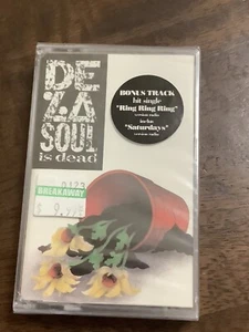 DE LA SOUL *DE LA SOUL IS DEAD* CASSETTE (WHITE TAPE FRENCH VERSION) NEW SEALED - Picture 1 of 7
