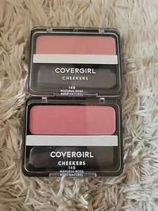 Lot Of 2 COVERGIRL Cheekers Blush -148 Natural Rose 3g Each NEW SEALED - Picture 1 of 4