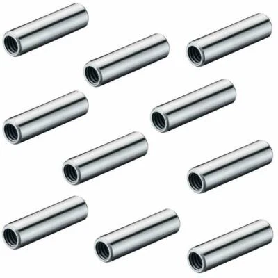 Häfele 20x Gewindehülse M4 Hülsenmutter Verbindungshülse Stahl Gewindemuffe - Bild 1 von 4