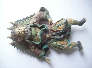 ming dynasty glazed terracotta warrior roof tile  - Picture 1 of 5