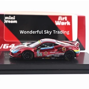 CM MODEL X MINI DREAM ART WORK 1/64 2019 FERRARI LB 488 LM SPECIAL EDITION - Bild 1 von 8