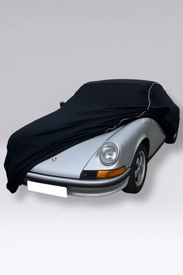Full Garage Indoor Stretch Cover Car Cover for Porsche 911 912 Black - Image 1 of 4