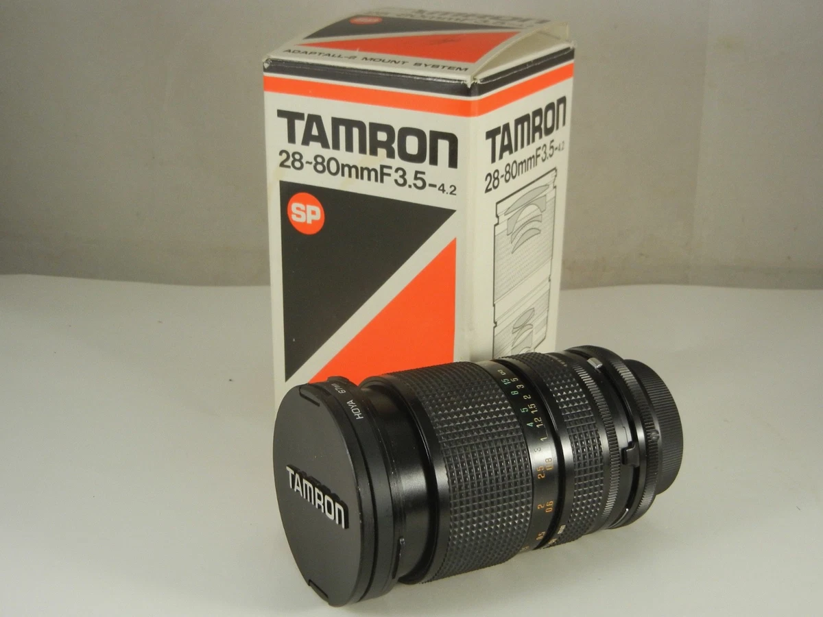 Tamron SP Camera Lenses 28-80mm Focal f/3.5-4.2 Maximum Aperture