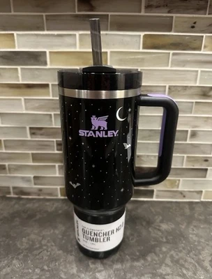 AS SHOW +Stanley Halloween 40oz H2.0 Flow state Quencher Tumbler Spellcast Black~IN HAND