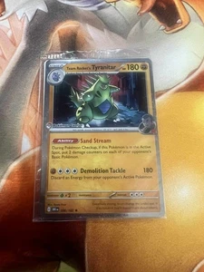 Team Rocket's Tyranitar 096/182 Promo Pokemon Center Sealed Trading Card Game - Bild 1 von 1