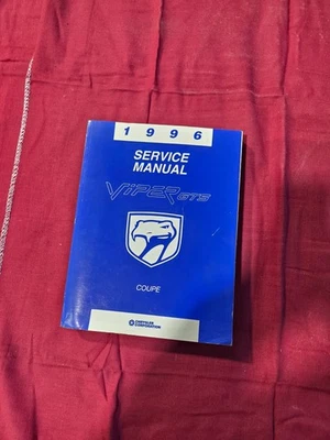 Dodge Viper GTS 1996 cupé OEM manual de taller de servicio Foto 1 de 3