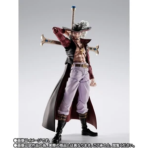 S.H. Figuarts One Piece Dracule Mihawk Modellino Occhio di Falco Altezza 6,5 in PSL - Foto 1 di 7