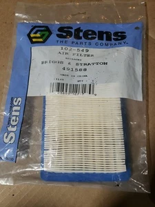 Stens 102-549 /100-988 Fits BRIGGS & STRATTON 491588S 491588 Air Filter - Picture 1 of 3