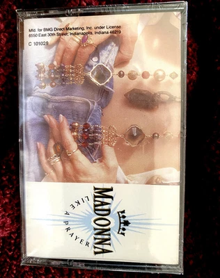 MADONNA SEALED LIKE A PRAYER CASSETTE TAPE PROMO RECORD CLUB BMG MARKETING MINT - Image 1 of 4