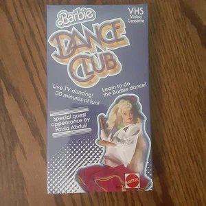 Barbie Dance Club Special Guest Paula Abdul VHS Tape Vtg 1989 Mattel 4841 Sealed - Foto 1 di 10