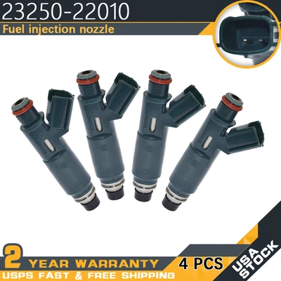 4Pcs Fuel Injectors 23250-22010 for 1998-1999 Chevy Prizm Toyota Corolla 1.8L I4 Foto 1 de 4
