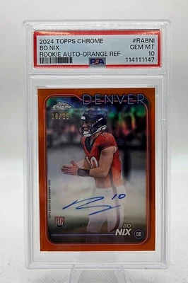 BO NIX 2024 Topps Chrome Rookie Autographs #RA-BNI Orange Refractor /25 - Image 1 of 4