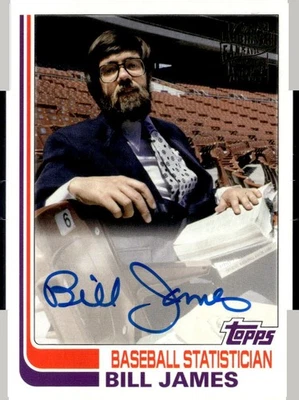 2018 TOPPS ARCHIVES AUTOGRAPH #FFA-BJ BILL JAMES - Image 1 of 2