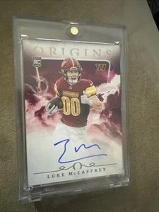 2024 Panini Origins Luke McCaffrey Rookie Auto RC #RAU-LCC - Picture 1 of 2