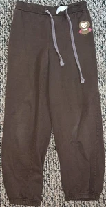 Girls Star Ride Brown Sweatpants Size 14 / 16 (L) *See Pics* Flaw*! 🍀 - Picture 1 of 13