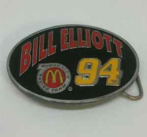 ☆ NUEVO DE COLECCIÓN 1996 BILL ELLIOTT #94 McDONALDS NASCAR RACING EQUIPO HEBILLA SIN ENVÍO - Imagen 1 de 4
