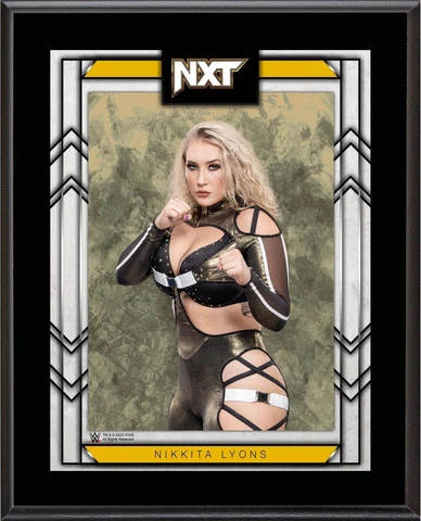 Nikkita Lyons WWE NXT 10.5" x 13" Sublimated Plaque Cover