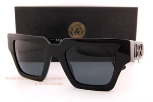 Brand New VERSACE Sunglasses VE 4431 5380/87 Black/Dark Gray For Women - Picture 1 of 5