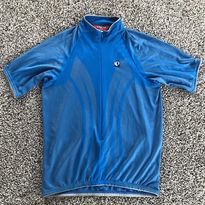 Camiseta deportiva de ciclismo Pearl Izumi para mujer M azul 3/4 cremallera manga corta bolsillos para ciclismo Foto 1 de 4