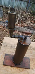 Antike Maritim Marine Messing Kinsley Bridgeport Conn Dampfpfeife Handpumpe - Bild 1 von 24