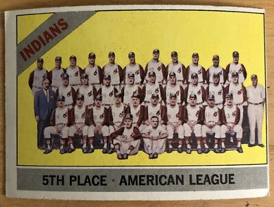 1966 年 Topps 印第安人领袖 #303 Vic Davalillo、Rocky Colavito、Leon Wagner;公平 — 第 1/2 张图片