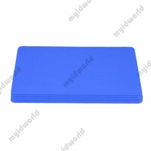 Hospital Blue PVC Cards, CR80.30 Mil, Credit Card Size - USA - Pack of 10 - Picture 1 of 2